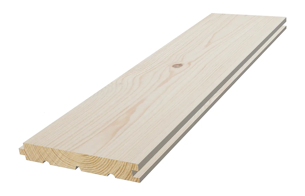 Furu 20x135/142 herregård sprekk oljet arctic børstet Furu 20x135/142 herregård sprekk oljet arctic børstet