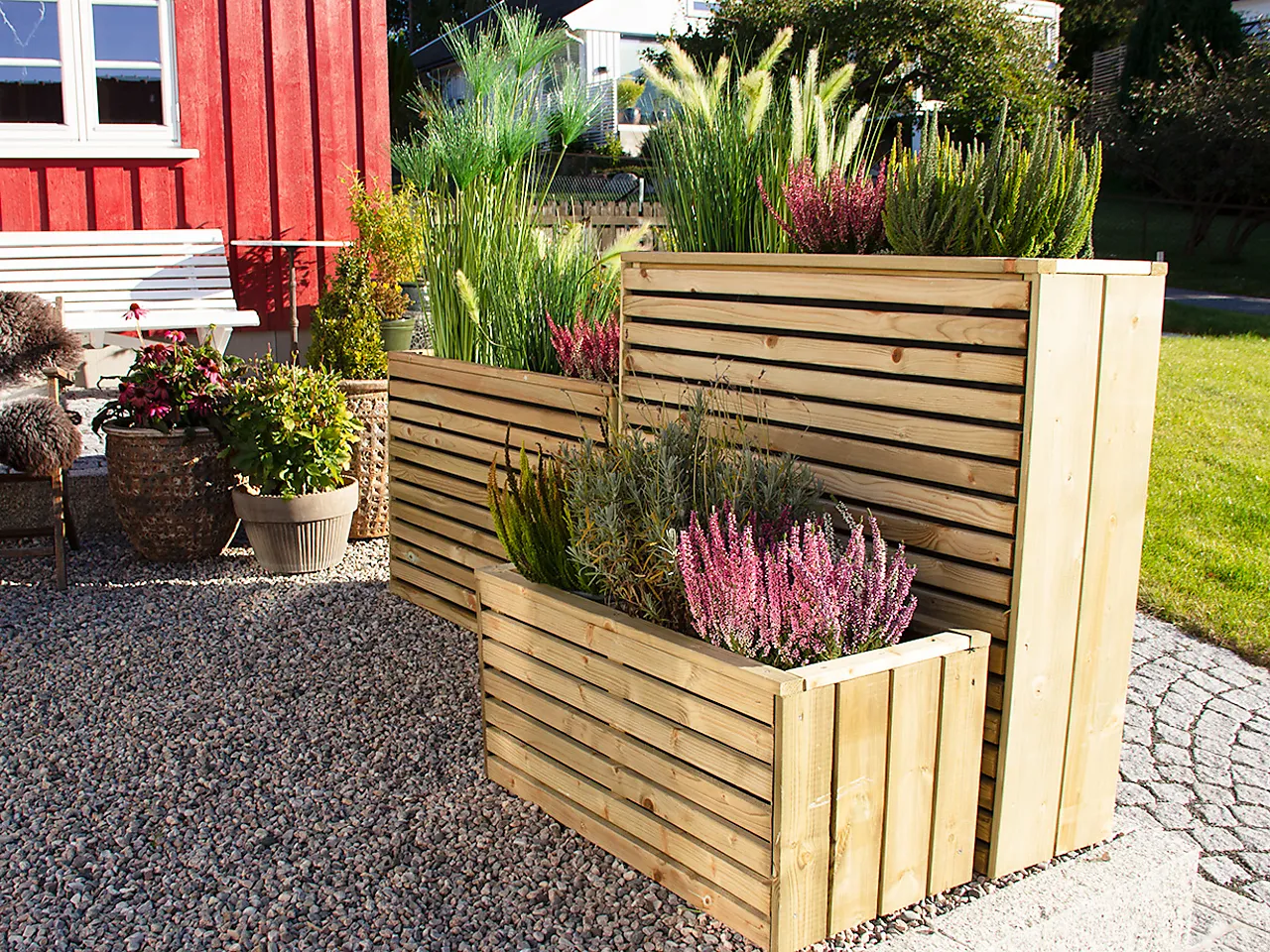 Blomsterkasse impregnert null - null - 3 - Miniatyr