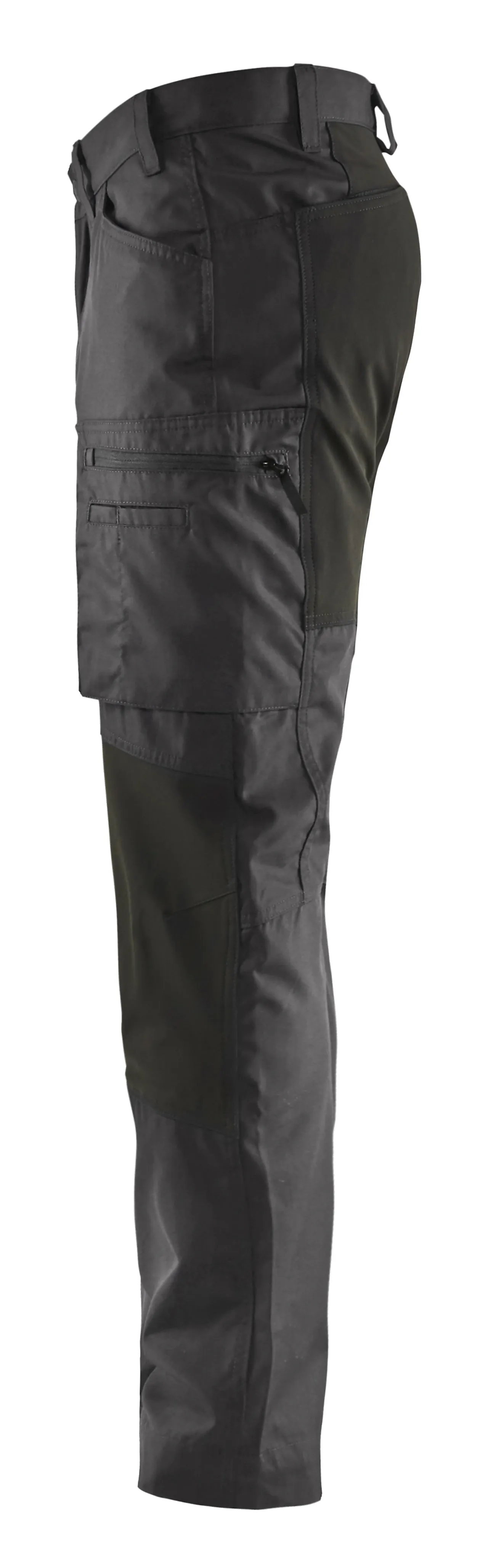 Servicebukse 145918459899c56 med stretchpaneler mørkegrå/svart null - null - 2 - Miniatyr