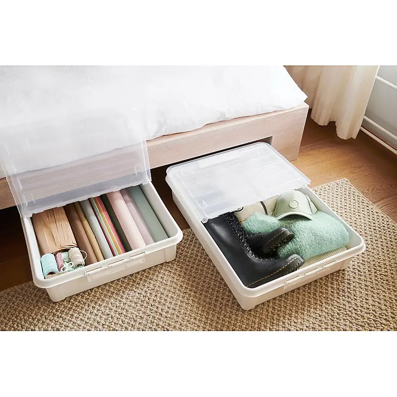 Bedroller 60L resirkulert plast med hjul null - null - 2 - Miniatyr