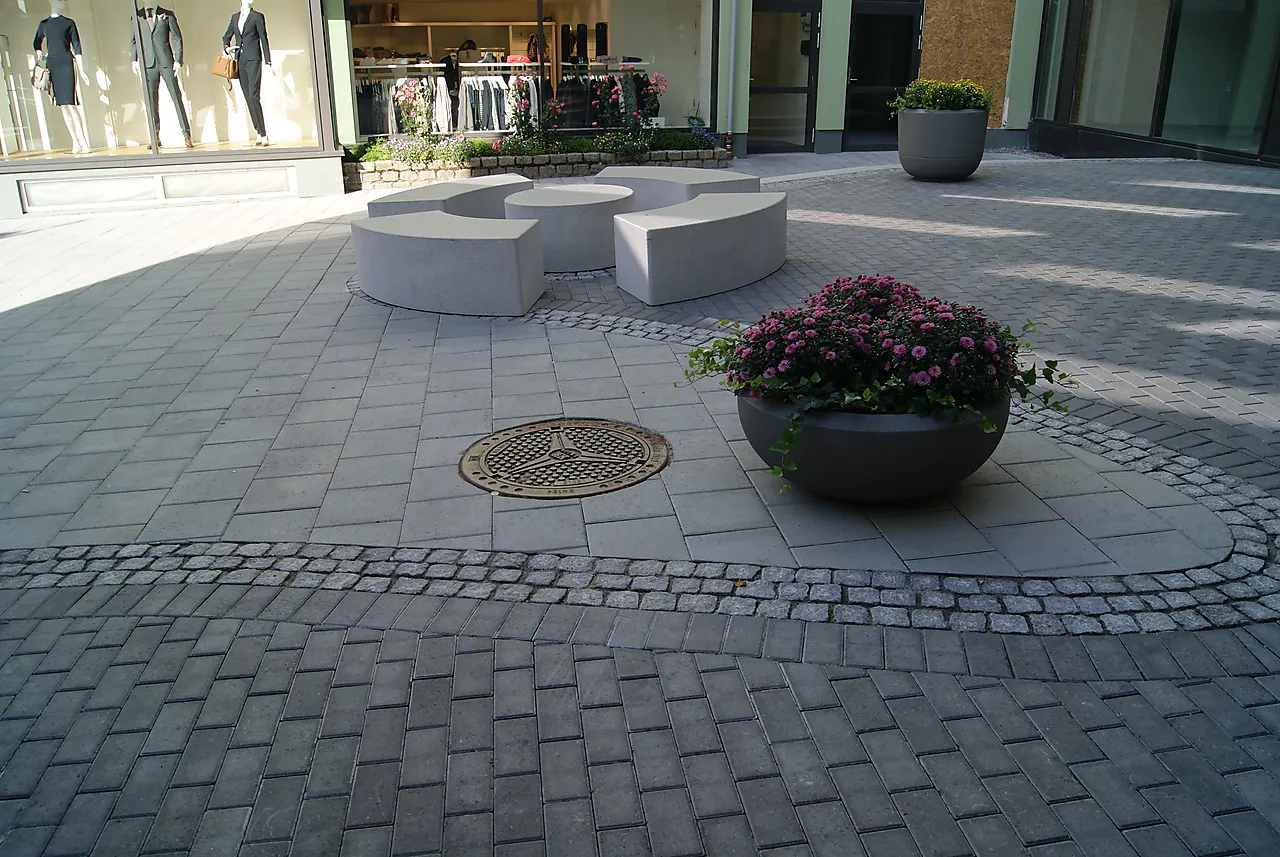 Steinhelle grå 30x30x5 cm