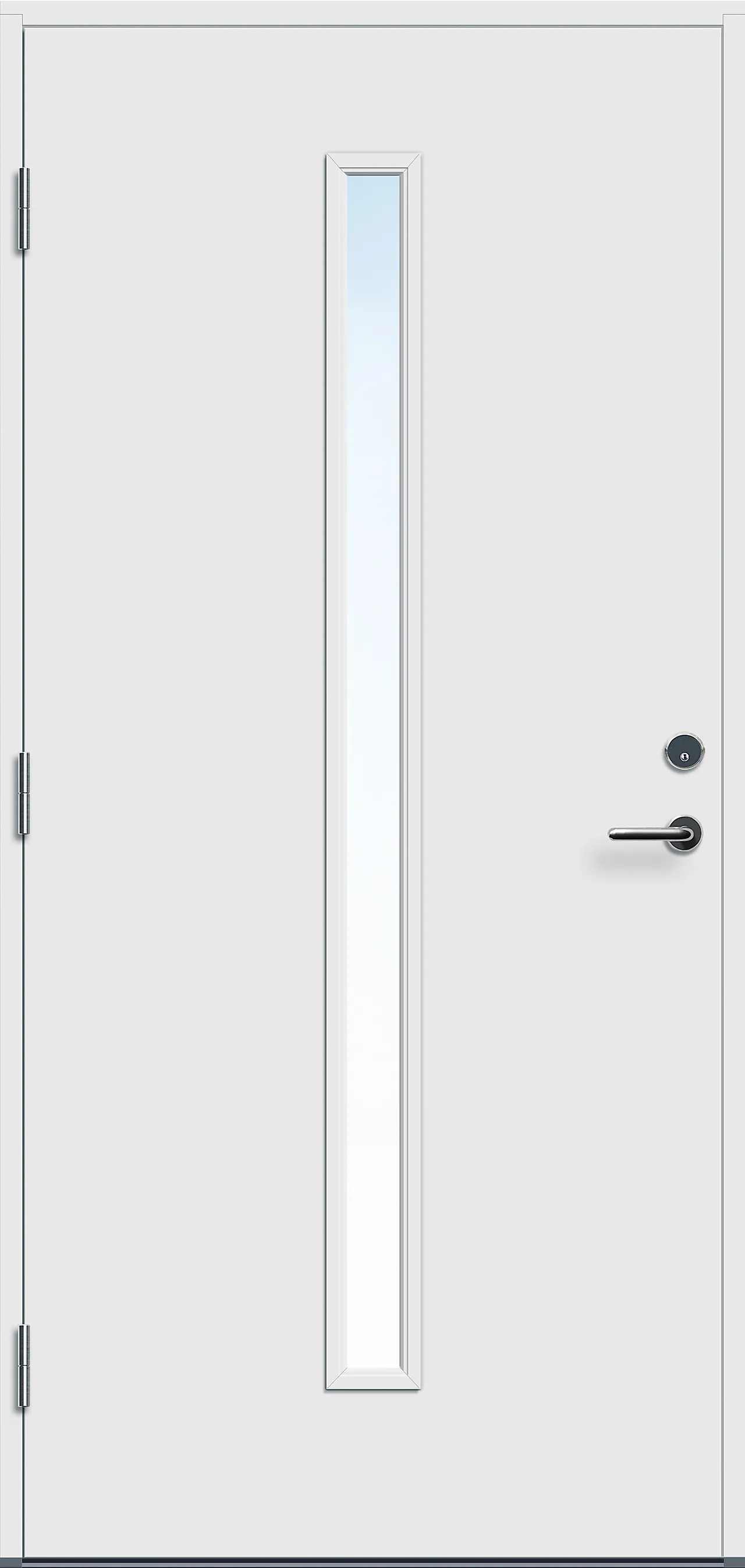 Dør yd hovdeby 9x19h fr gl frosta glass - ncs s 0502-y