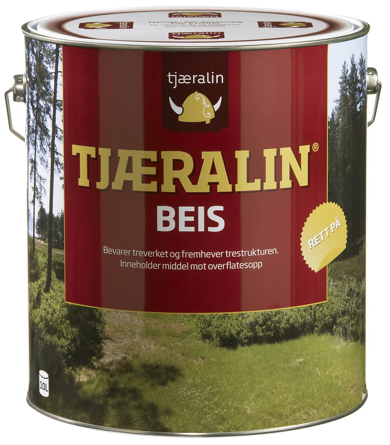 Tjæralin ferdigfarge trgårdsbr 10l Tjæralin ferdigfarge trgårdsbr 10l