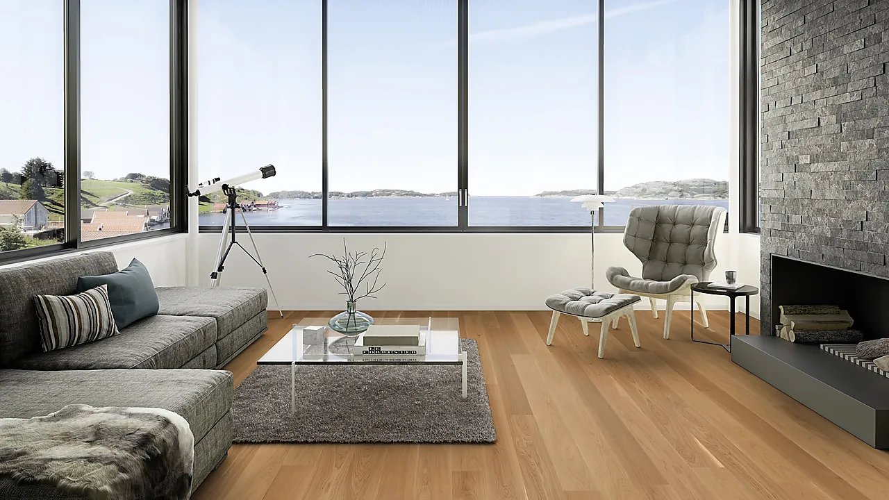 Boen parkett Eik Andante Plank Matt Lakk børstet null - null - 2 - Miniatyr