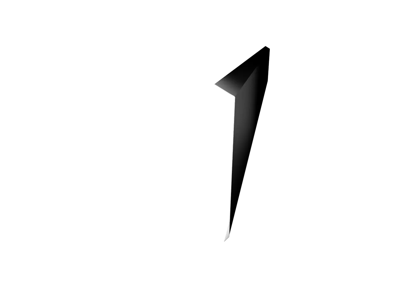 Takfot stål L-Tak sort 200 mm null - null - 2 - Miniatyr