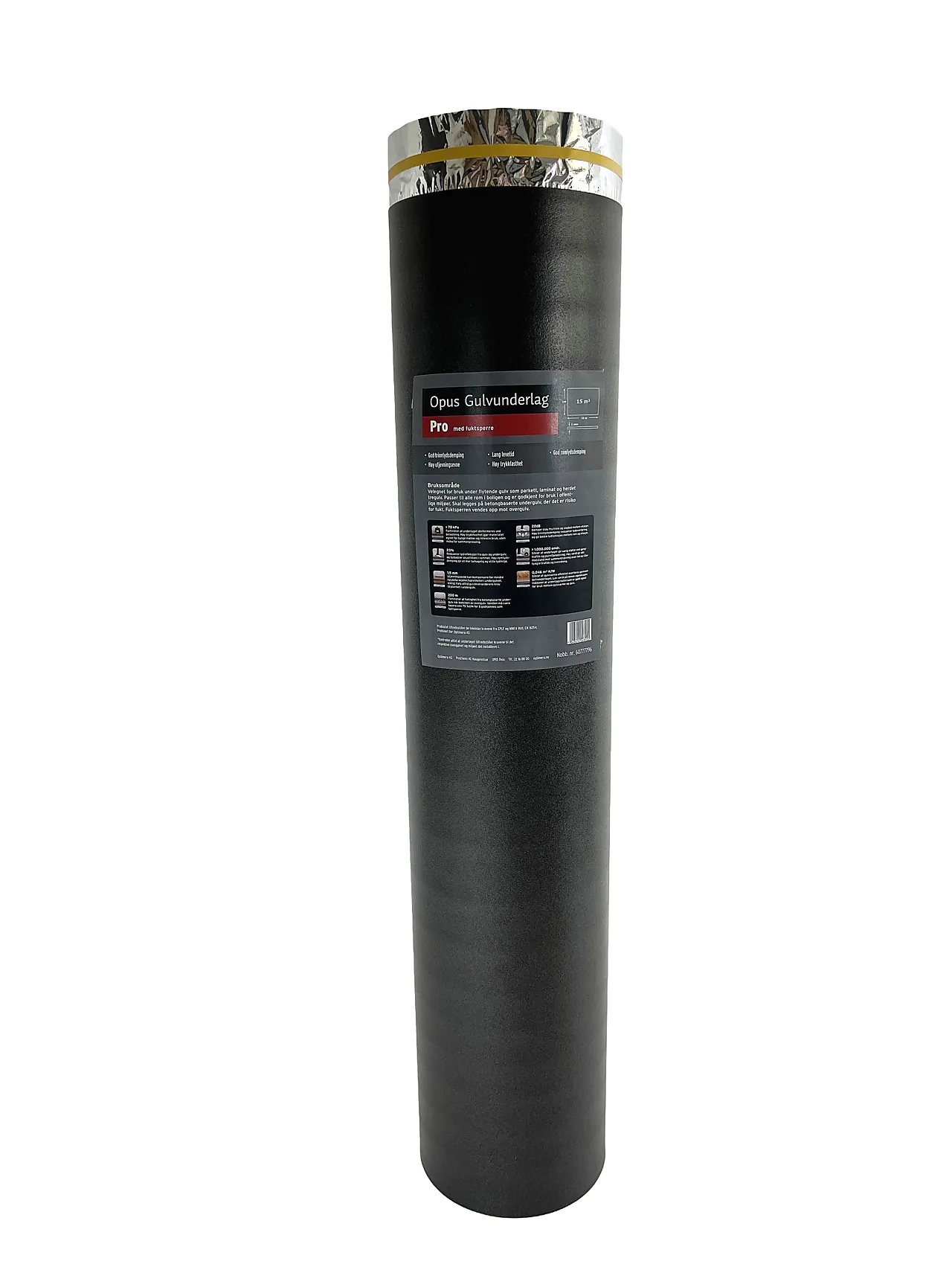 OPUS Pro gulvunderlag med fuktsperre 2 mm null - null - 2 - Miniatyr