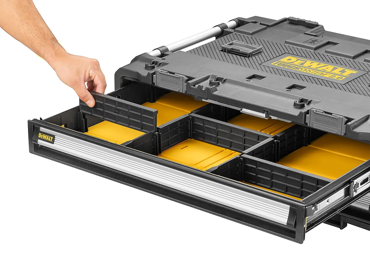 DEWALT oppbevaringssystem grunne skuffer DxL null - null - 3 - Miniatyr