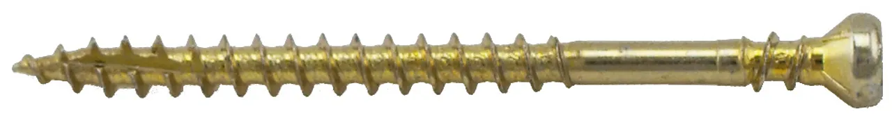 Gulv/listeskrue gk t10 3,9x55 a200 gulkrom fiberkutt