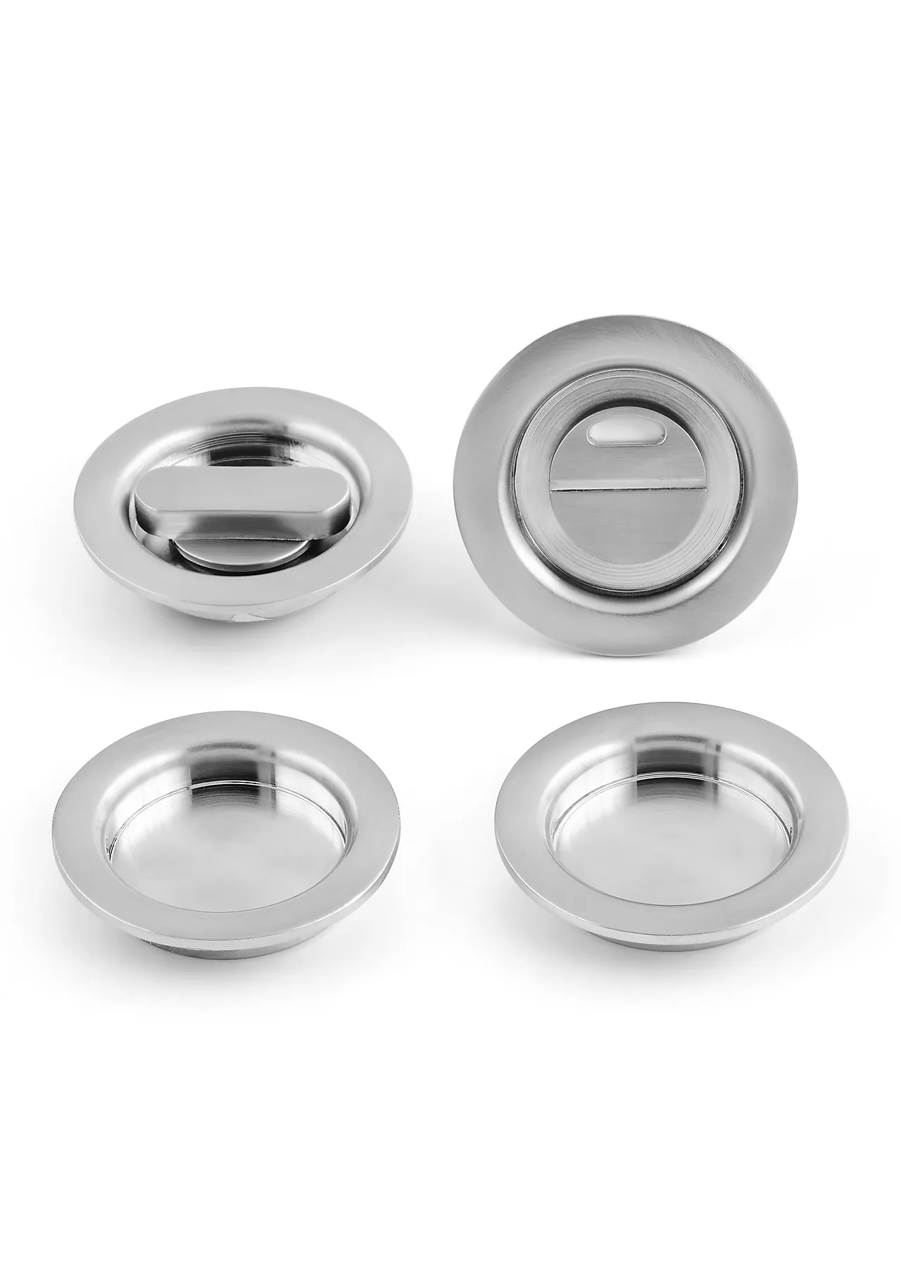 Wc-beslag Skyvedør Ø40MM B-krom Sb 2