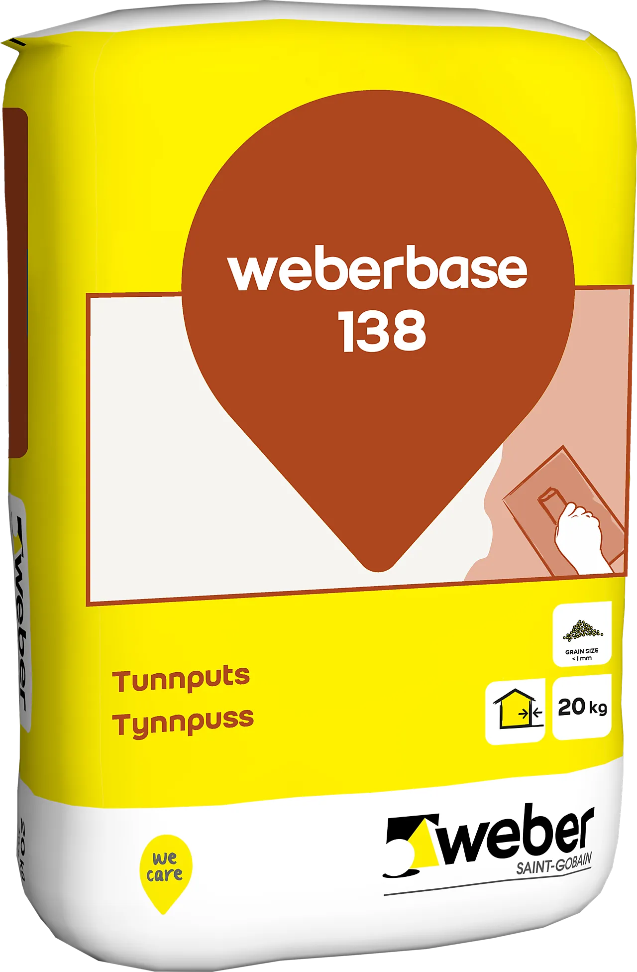 Weberbase 138 tynnpuss 20kg Weberbase 138 tynnpuss 20kg