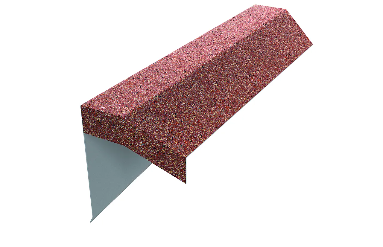 Decra gavlbeslag kort venstre antikk rød Classic Decra gavlbeslag kort venstre antikk rød Classic