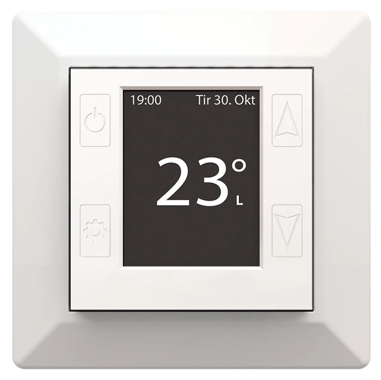 Mill gulvtermostat WiFi polar hvit