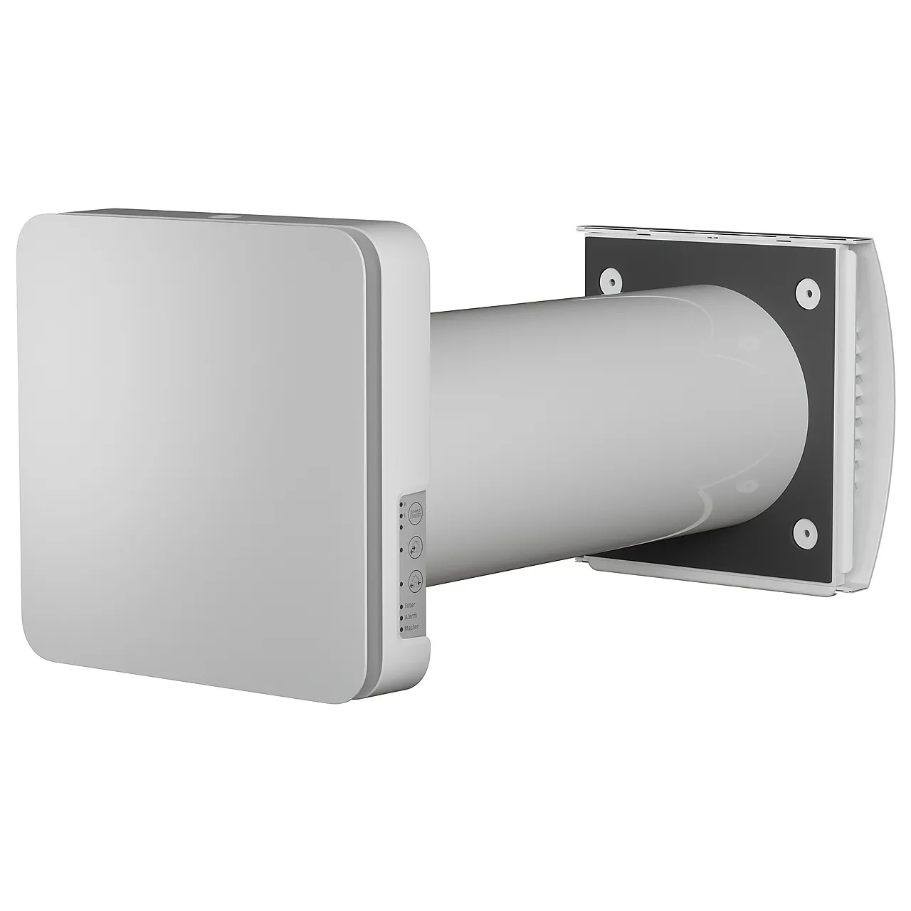 Romventilator aura one w 160 hvit