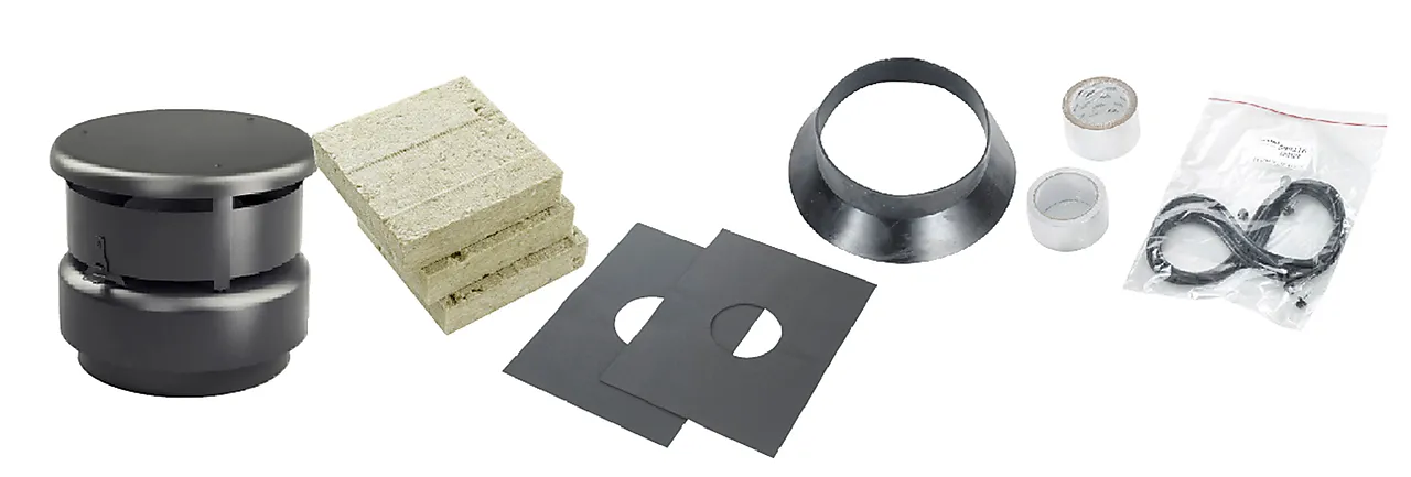 Detaljsats rund tilluft