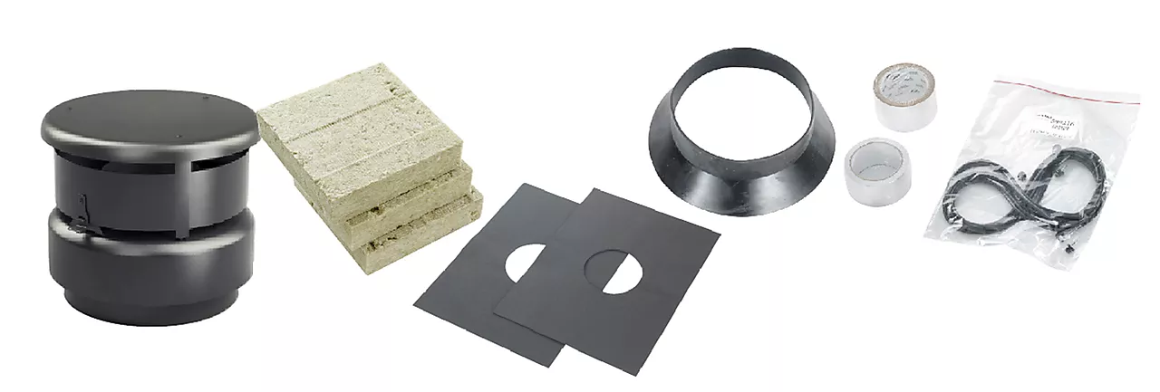 Detaljsats rund tilluft